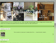 Tablet Screenshot of desirable-junk.blogspot.com