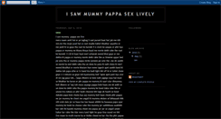 Desktop Screenshot of isawmummypappasexlively.blogspot.com