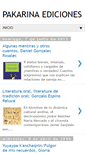 Mobile Screenshot of pakarinaediciones.blogspot.com
