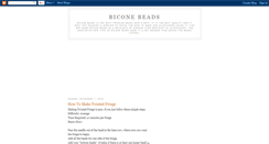 Desktop Screenshot of biconebeads.blogspot.com