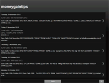 Tablet Screenshot of moneygaintips.blogspot.com