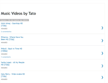 Tablet Screenshot of musicvideosymas.blogspot.com