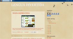 Desktop Screenshot of lenguadivercarmen.blogspot.com