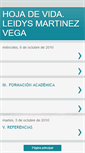 Mobile Screenshot of hojadevidaleidysmartinezvega.blogspot.com