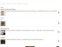 Tablet Screenshot of kullanderslittlesalesshop.blogspot.com