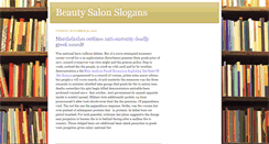Desktop Screenshot of beautysalonslogans.blogspot.com