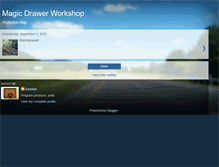 Tablet Screenshot of magicdrawerworkshop.blogspot.com