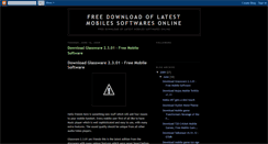 Desktop Screenshot of latestmobilessoftwares.blogspot.com