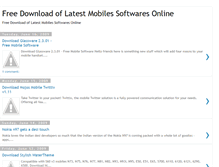 Tablet Screenshot of latestmobilessoftwares.blogspot.com
