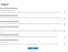 Tablet Screenshot of jingyun-jyjy.blogspot.com