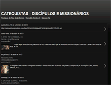 Tablet Screenshot of catequistasdombosco.blogspot.com