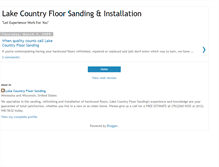 Tablet Screenshot of lakecountryfloorsanding.blogspot.com