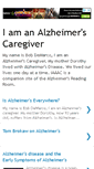 Mobile Screenshot of iamanalzheimerscaregiver.blogspot.com