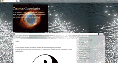 Desktop Screenshot of cosmosconsciente.blogspot.com