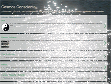 Tablet Screenshot of cosmosconsciente.blogspot.com