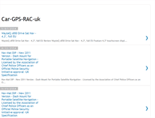 Tablet Screenshot of car-gps-rac-uk.blogspot.com
