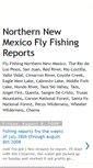 Mobile Screenshot of northernnewmexicoflyfishingreports.blogspot.com