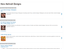 Tablet Screenshot of new-mehndi-designs.blogspot.com