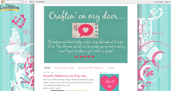 Desktop Screenshot of craftin-on-my-door.blogspot.com