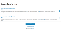 Tablet Screenshot of greenfairhavenenergy.blogspot.com