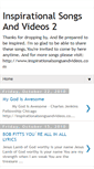 Mobile Screenshot of inspirationalsongsandvideos2.blogspot.com