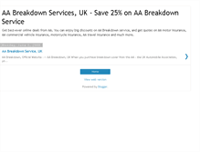 Tablet Screenshot of aa-breakdown.blogspot.com