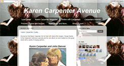 Desktop Screenshot of karenannecarpenter.blogspot.com