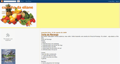 Desktop Screenshot of cozinhadaeliane.blogspot.com