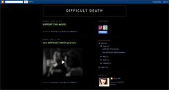 Desktop Screenshot of difficultdeath.blogspot.com