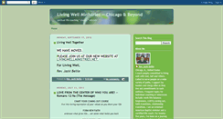 Desktop Screenshot of livingwellministries.blogspot.com