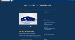 Desktop Screenshot of dukelacrossewristbands.blogspot.com