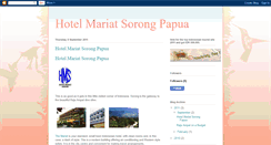 Desktop Screenshot of hotelmariatsorong-itravelindonesia.blogspot.com