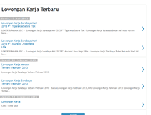 Tablet Screenshot of lowongankerja87.blogspot.com