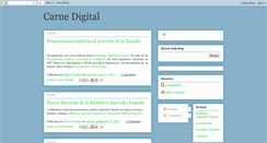 Desktop Screenshot of carne-digital.blogspot.com