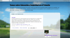 Desktop Screenshot of educaseguridadvial.blogspot.com