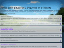 Tablet Screenshot of educaseguridadvial.blogspot.com