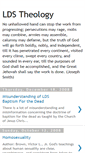 Mobile Screenshot of ldstheology.blogspot.com