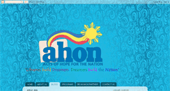 Desktop Screenshot of ahonfoundation.blogspot.com