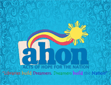 Tablet Screenshot of ahonfoundation.blogspot.com