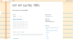 Desktop Screenshot of hiphopguitartabs.blogspot.com