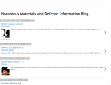Tablet Screenshot of hazmatinfo.blogspot.com