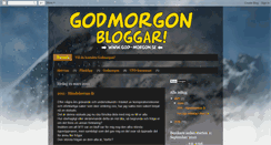 Desktop Screenshot of godmorgon-sverige.blogspot.com