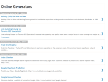 Tablet Screenshot of online-generators.blogspot.com