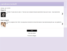 Tablet Screenshot of candicecrockett.blogspot.com