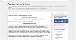 Desktop Screenshot of conservativevoicesus.blogspot.com