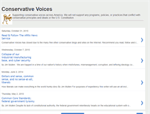 Tablet Screenshot of conservativevoicesus.blogspot.com