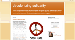 Desktop Screenshot of decolonizingsolidarity.blogspot.com