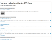 Tablet Screenshot of lincoln200.blogspot.com