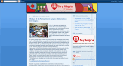 Desktop Screenshot of feyalegriaelsalvador.blogspot.com