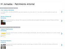 Tablet Screenshot of jornadas-patrimonioarterial.blogspot.com